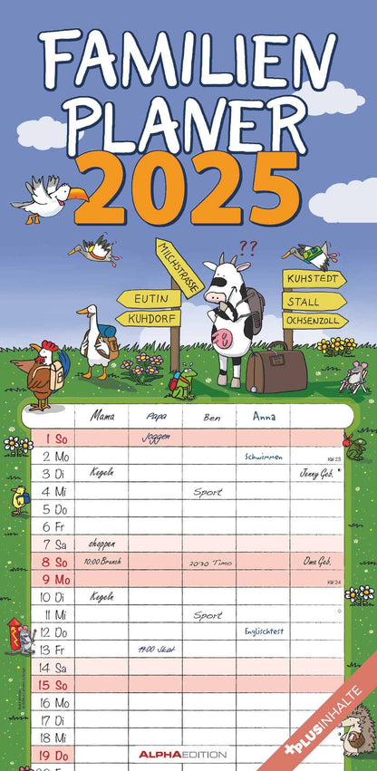 Familienplaner Happy 2025