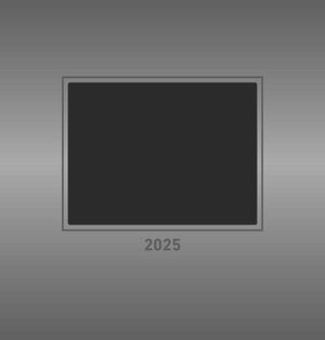 Foto-Bastelkalender Silber 2025