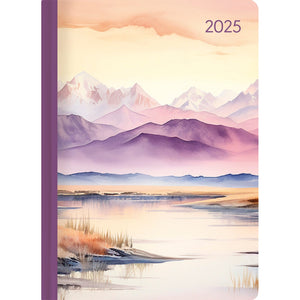 Mini-Buchkalender Style Terrazzo A6 2025