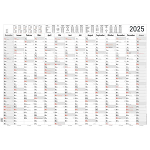 Jahresplaner XL 14 Monate 2025