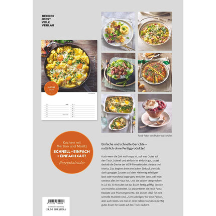Kochen mit Martina und Moritz - Rezeptkalender 2024