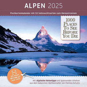 Alpen 2025 Postkartenkalender