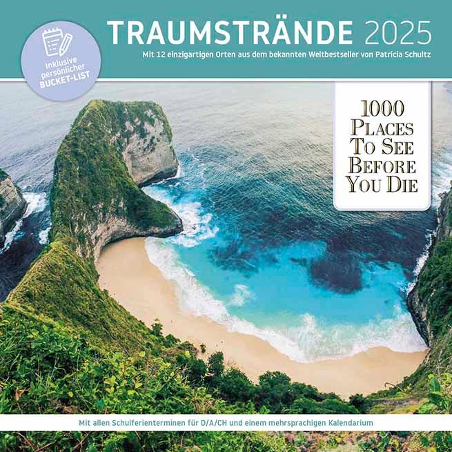 Traumstrände 2025 - Broschürenkalender 2025