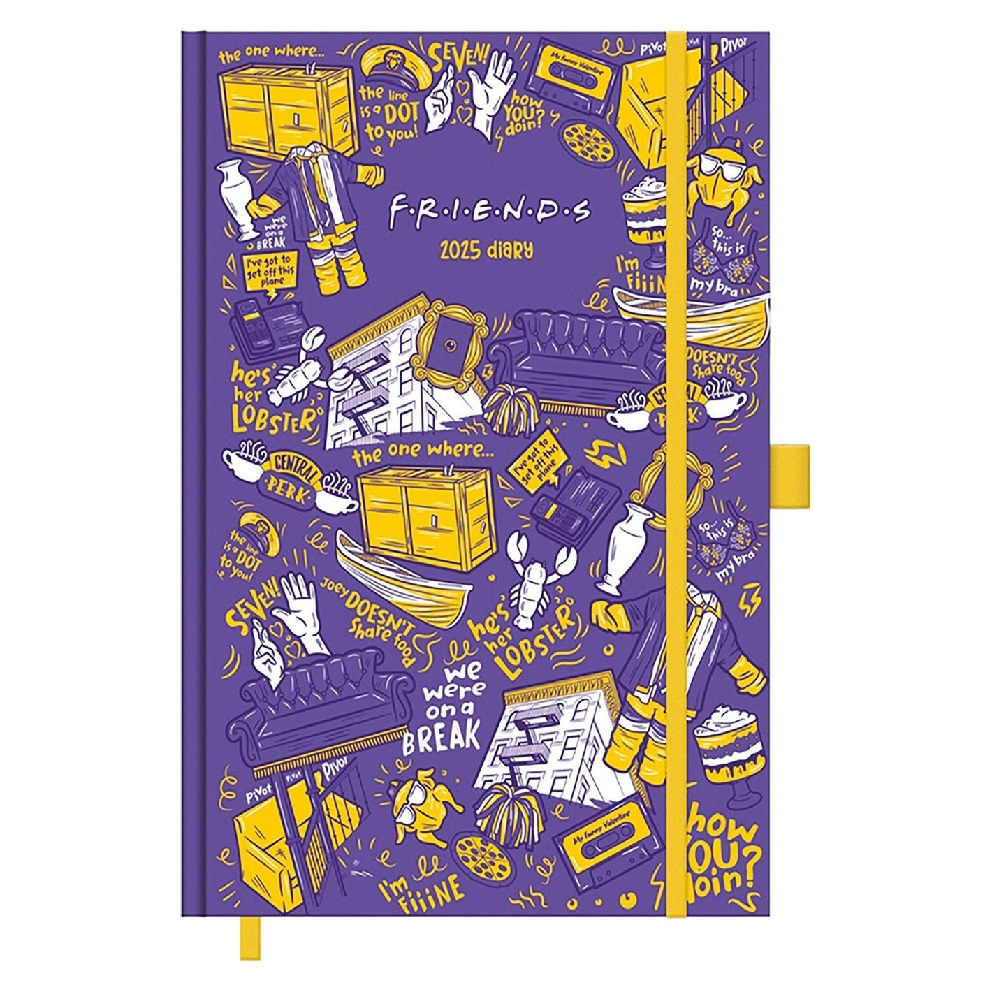 FRIENDS 2025 A5 Diary - Buchkalender 2025