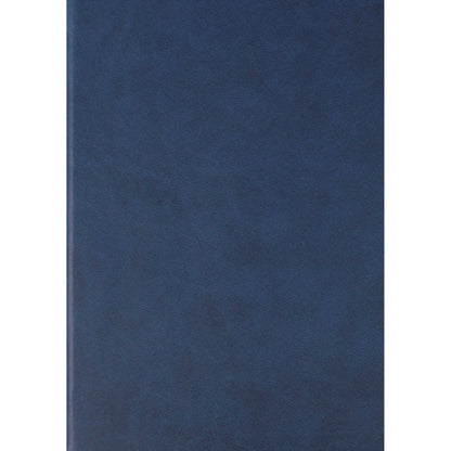 Notizbuch A5 Trend kariert Soft-Touch Flex blau