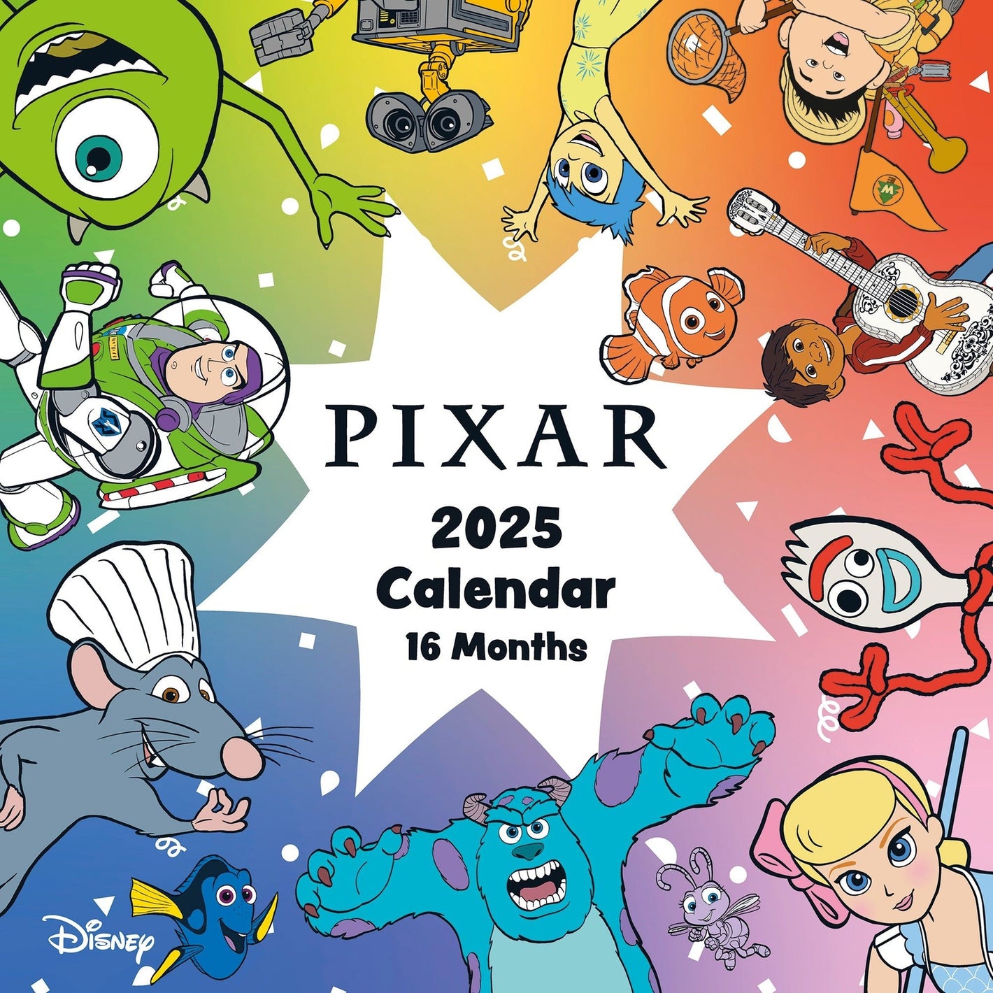 DISNEY PIXAR (COLLECTION) 2025  Broschürenkalender - Broschürenkalender 2025