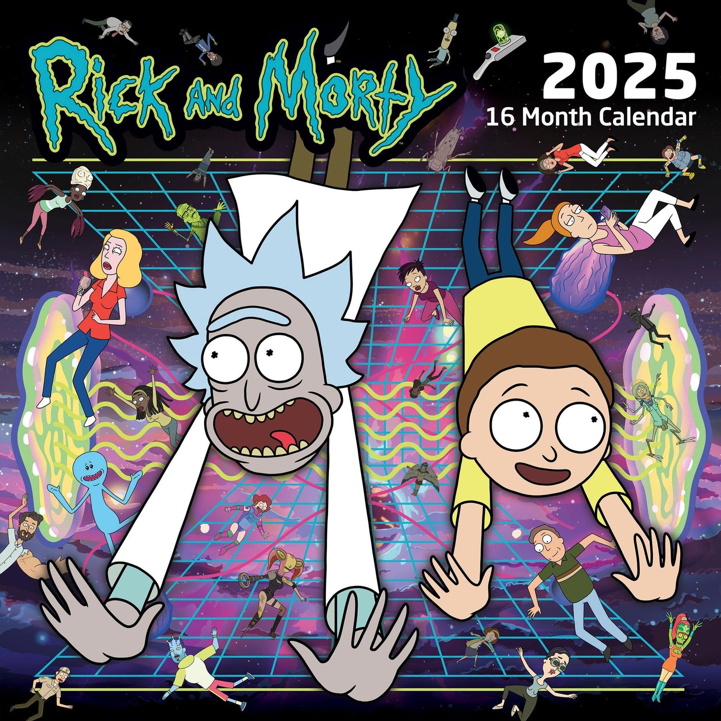 RICK AND MORTY 2025  Broschürenkalender - Broschürenkalender 2025