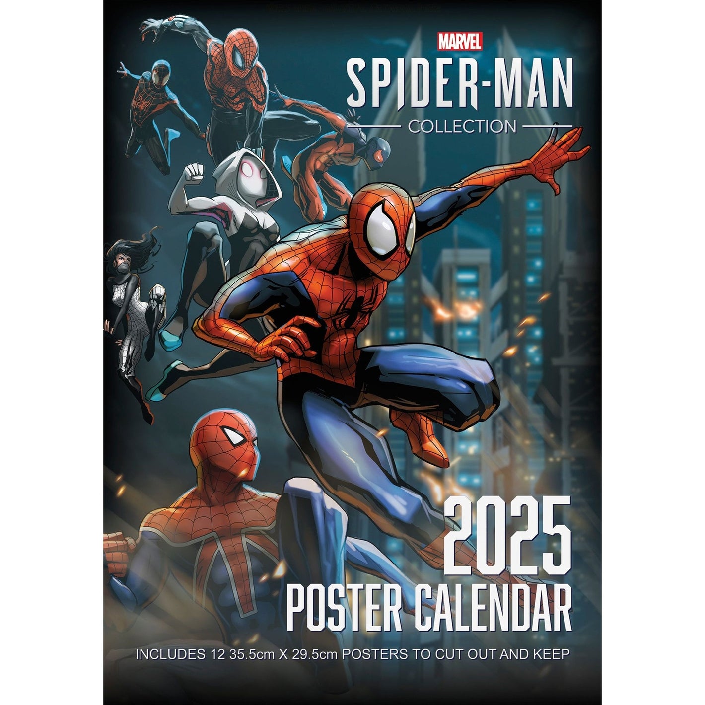 SPIDER-MAN Poster Kalender 2025 - Wandkalender 2025