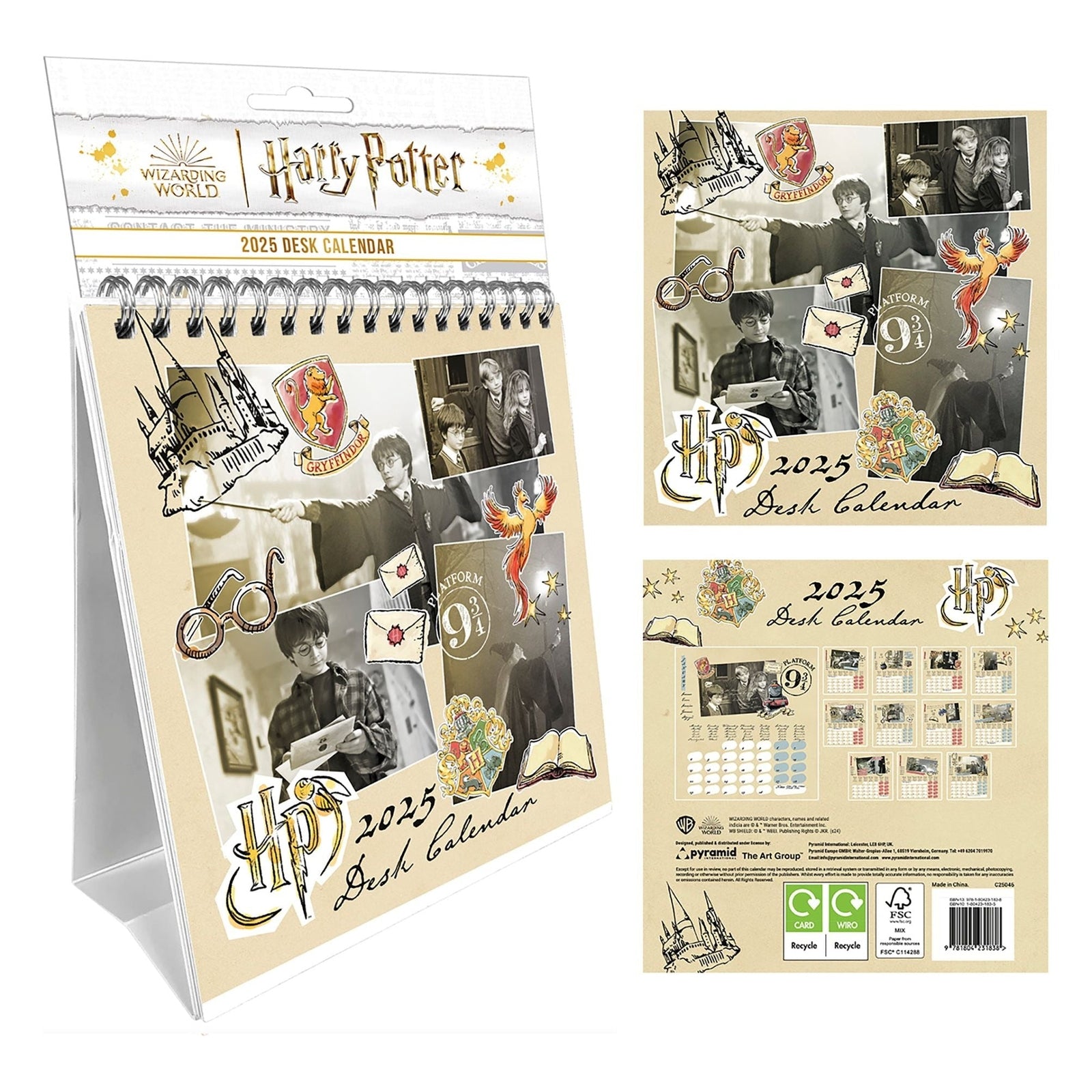 Harry Potter Kalender 2024/2025  Magische Kalender bei KalenderSale