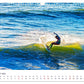 Surfer an der Côte de Lumière Kalender 2025 - Wandkalender 2025