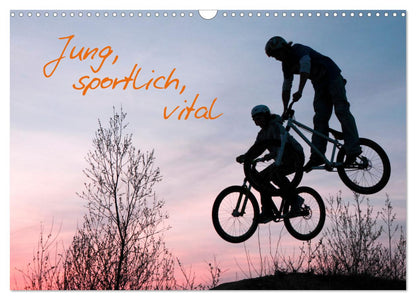 Jung, sportlich, vital Kalender 2025 - Wandkalender 2025