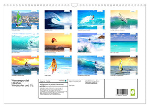 Wassersport ist Lifestyle. Windsurfen und Co. Kalender 2025 - Wandkalender 2025