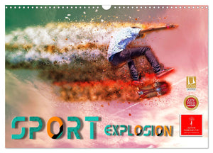 Sport Explosion Kalender 2025 - Wandkalender 2025