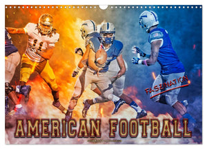 Faszination American Football Kalender 2025 - Wandkalender 2025