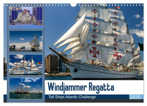 Windjammer-Regatta - Tall Ships Atlantic Challenge Kalender 2025 - Wandkalender 2025