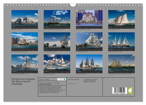 Windjammer-Regatta - Tall Ships Atlantic Challenge Kalender 2025 - Wandkalender 2025