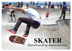 Skater. Skateboarding-Impressionen Kalender 2025 - Wandkalender 2025