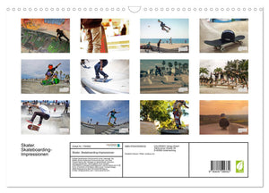 Skater. Skateboarding-Impressionen Kalender 2025 - Wandkalender 2025