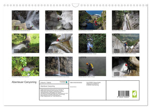 Abenteuer Canyoning Kalender 2025 - Wandkalender 2025