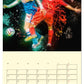 Fußball - Feuer Kalender 2025 - Wandkalender 2025