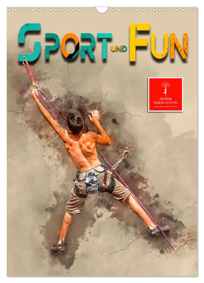 Sport und Fun Kalender 2025 - Wandkalender 2025