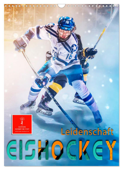 Eishockey Leidenschaft Kalender 2025 - Wandkalender 2025