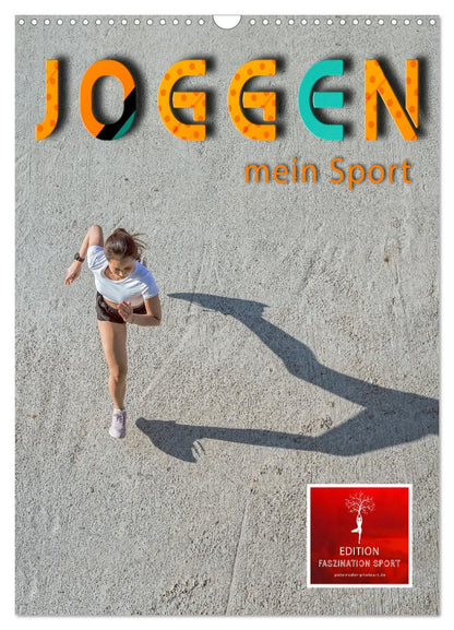 Joggen - mein Sport Kalender 2025 - Wandkalender 2025