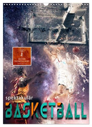 Basketball spektakulär Kalender 2025 - Wandkalender 2025