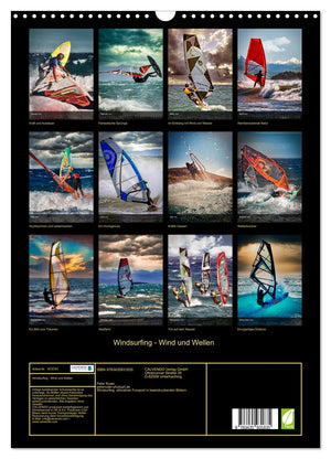 Windsurfing - Wind und Wellen Kalender 2025 - Wandkalender 2025