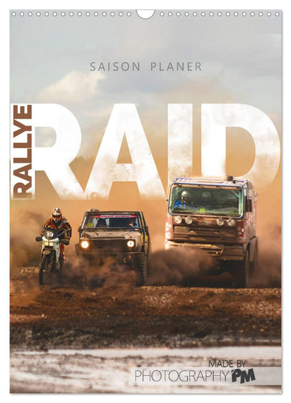 RALLYE RAID - Saison Planer Kalender 2025 - Wandkalender 2025