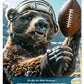 American Football mit tierischem Humor Kalender 2025 - Wandkalender 2025