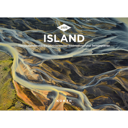 Wochenkalender Island 2025