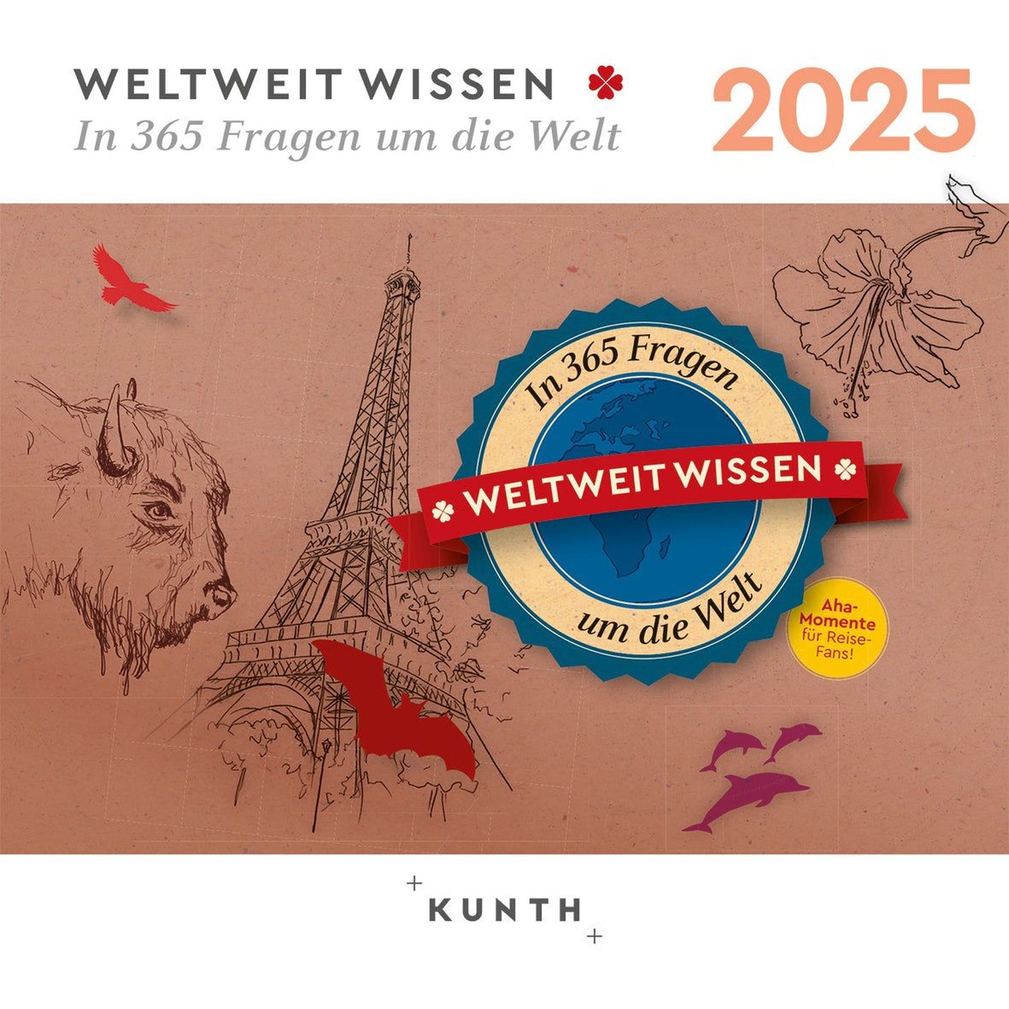 Abreißkalender In 365 Fragen um die Welt 2025 - Tagesabreißkalender 2025