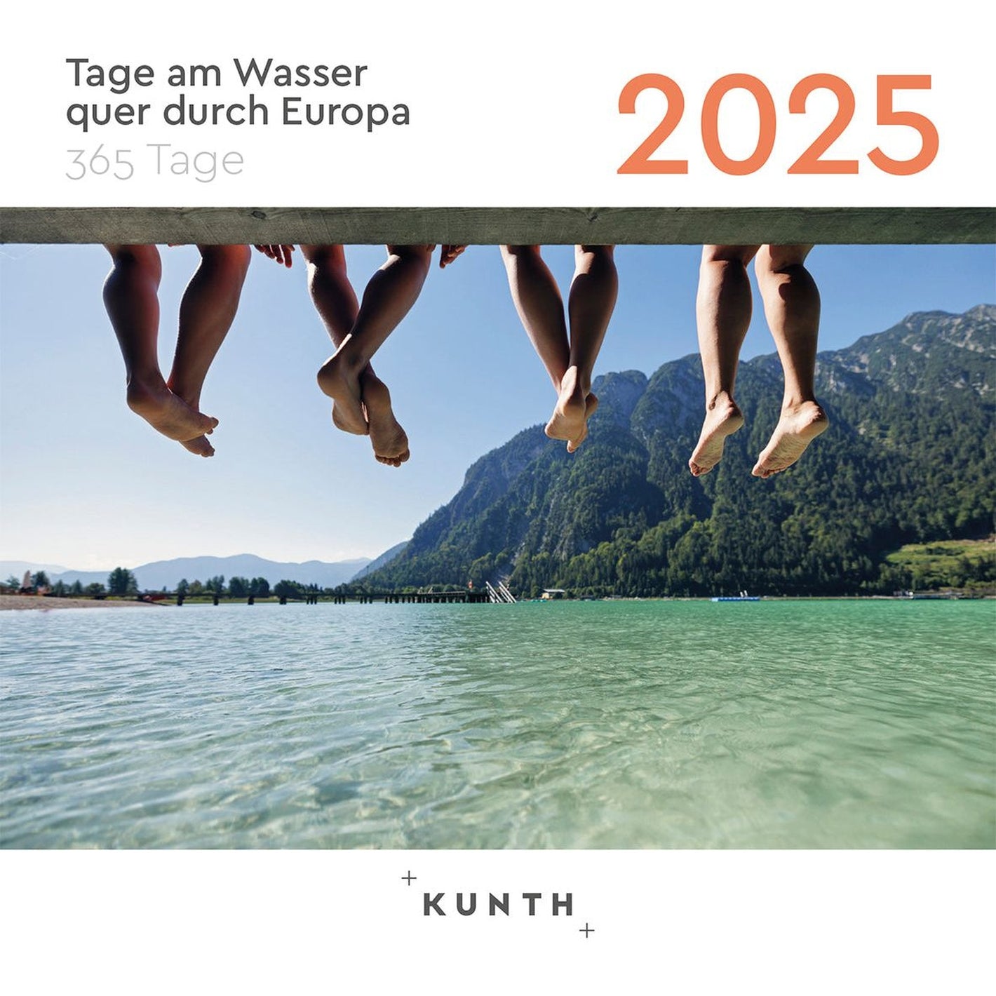 Abreißkalender Tage am Wasser quer durch Europa 2025 - Tagesabreißkalender 2025