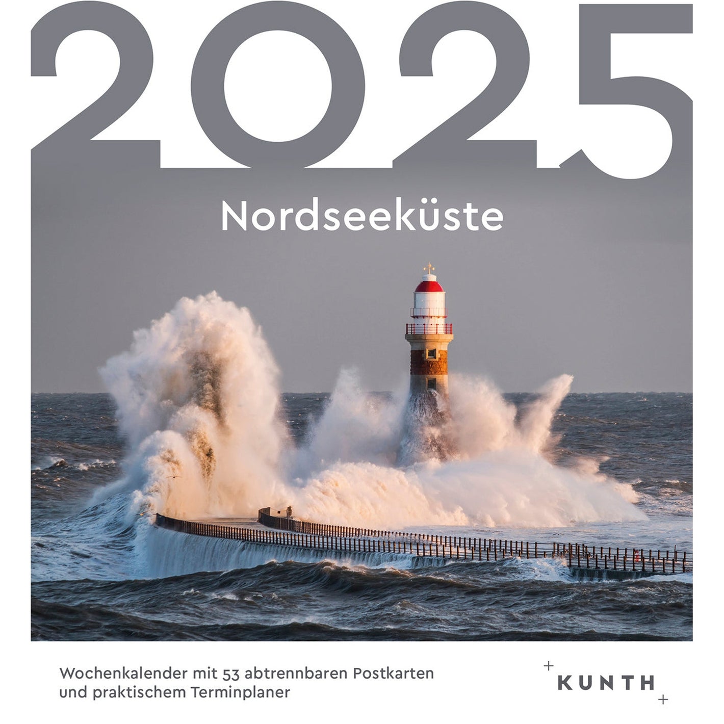 Postkartenkalender Nordseeküste 2025 - Wochenabreißkalender 2025