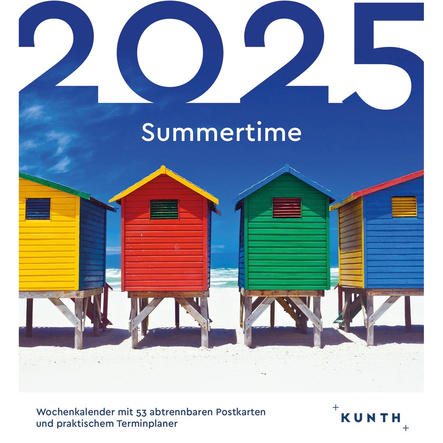 Postkartenkalender Summertime 2025 - Wochenabreißkalender 2025