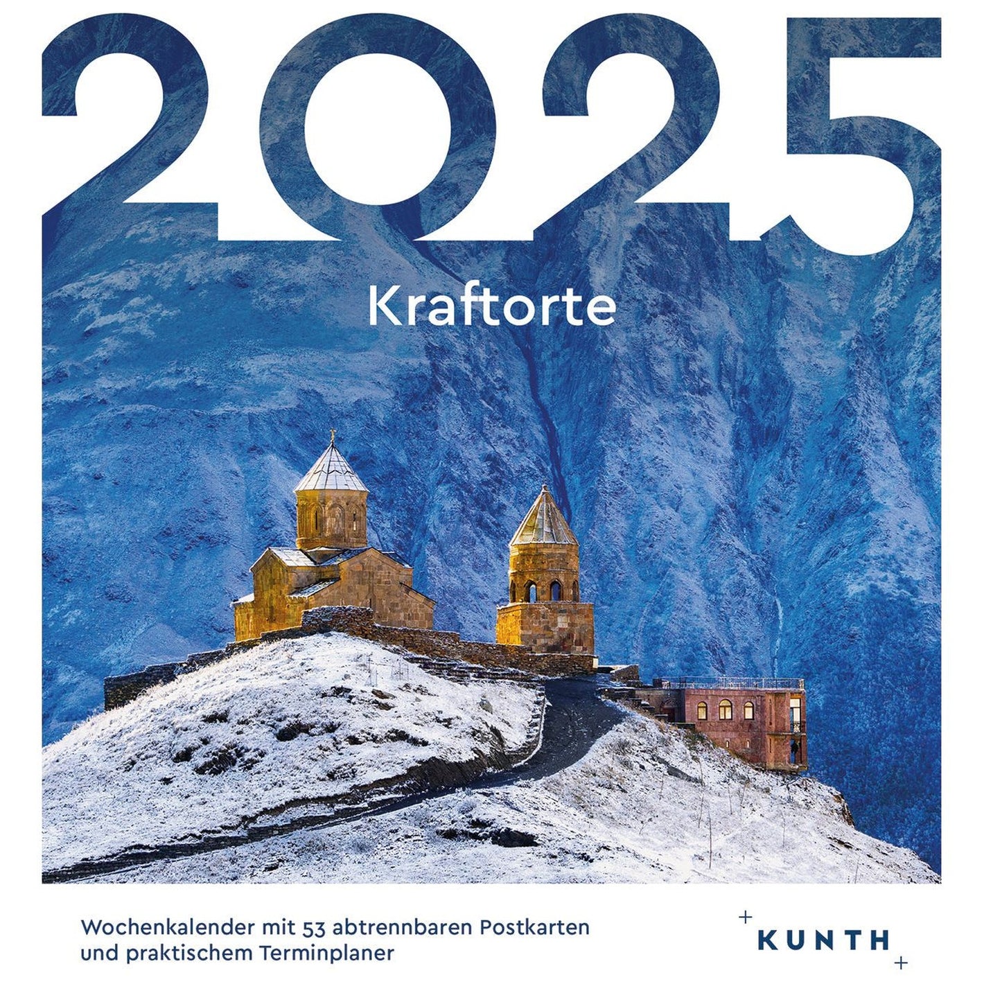 Postkartenkalender Kraftorte - Wochenabreißkalender 2025