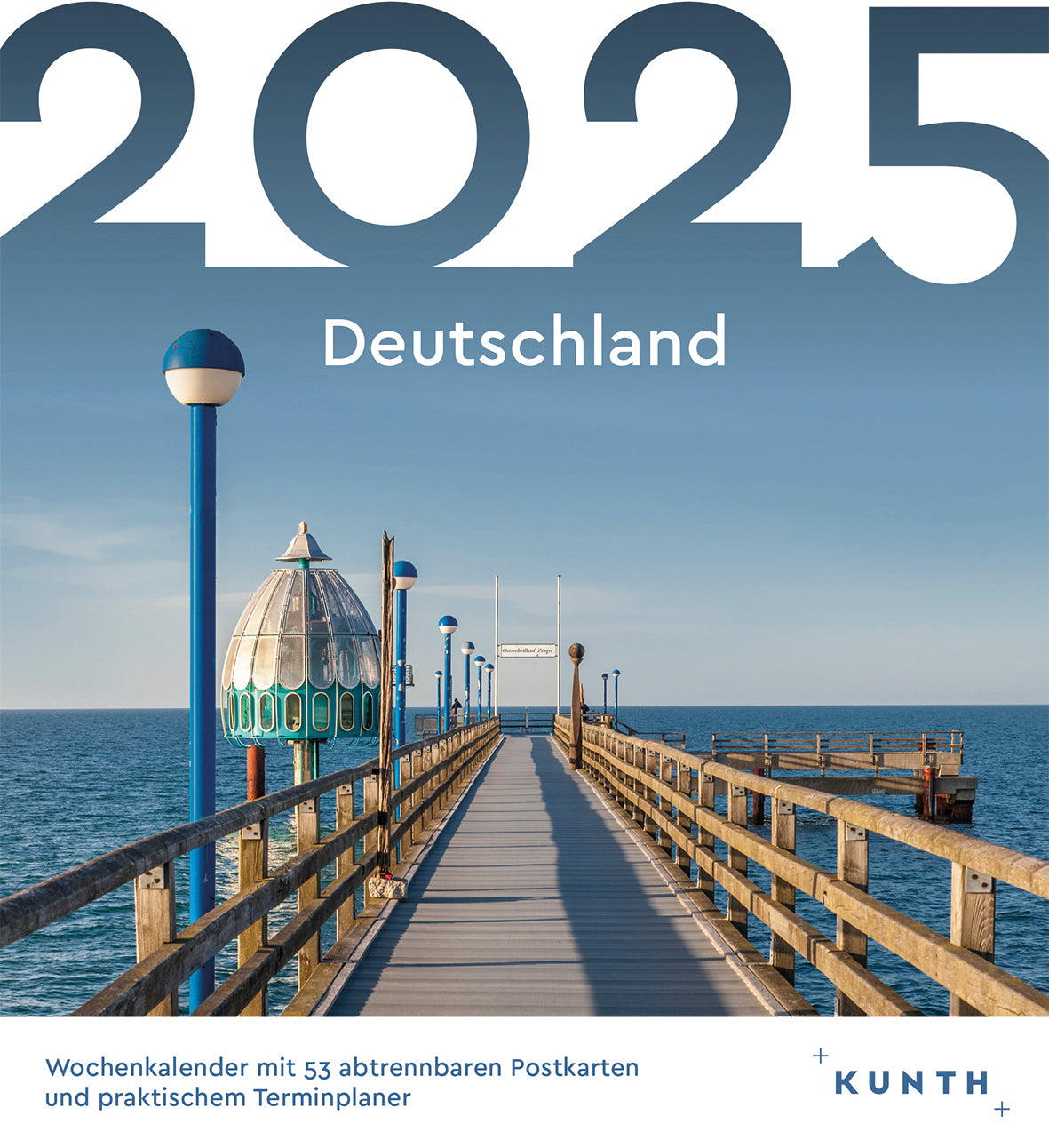 Postkartenkalender Deutschland 2025 - Wochenabreißkalender 2025