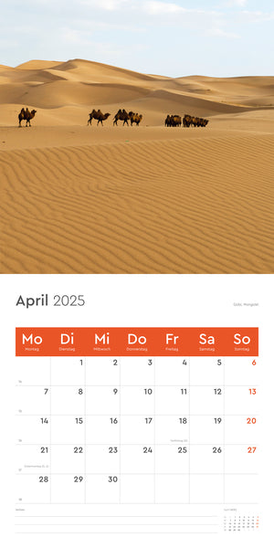 Broschürenkalender Fernweh 2025 - Broschürenkalender 2025