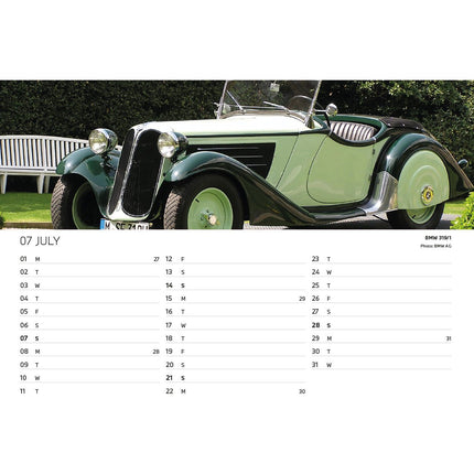 BMW Classic Tischkalender 2024 21,1 x 14,6 cm