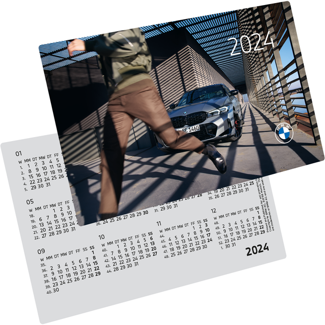 BMW Karten Kalender 2024