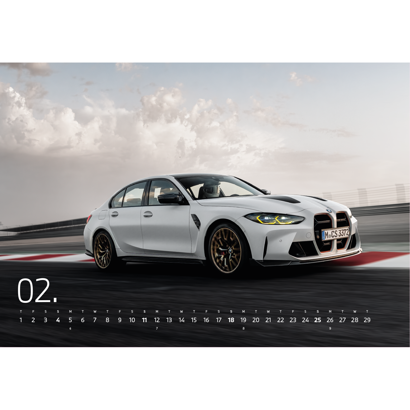 BMW M Wandkalender 2024 –
