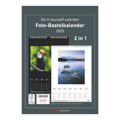 Foto-Bastelkalender  A4 2025