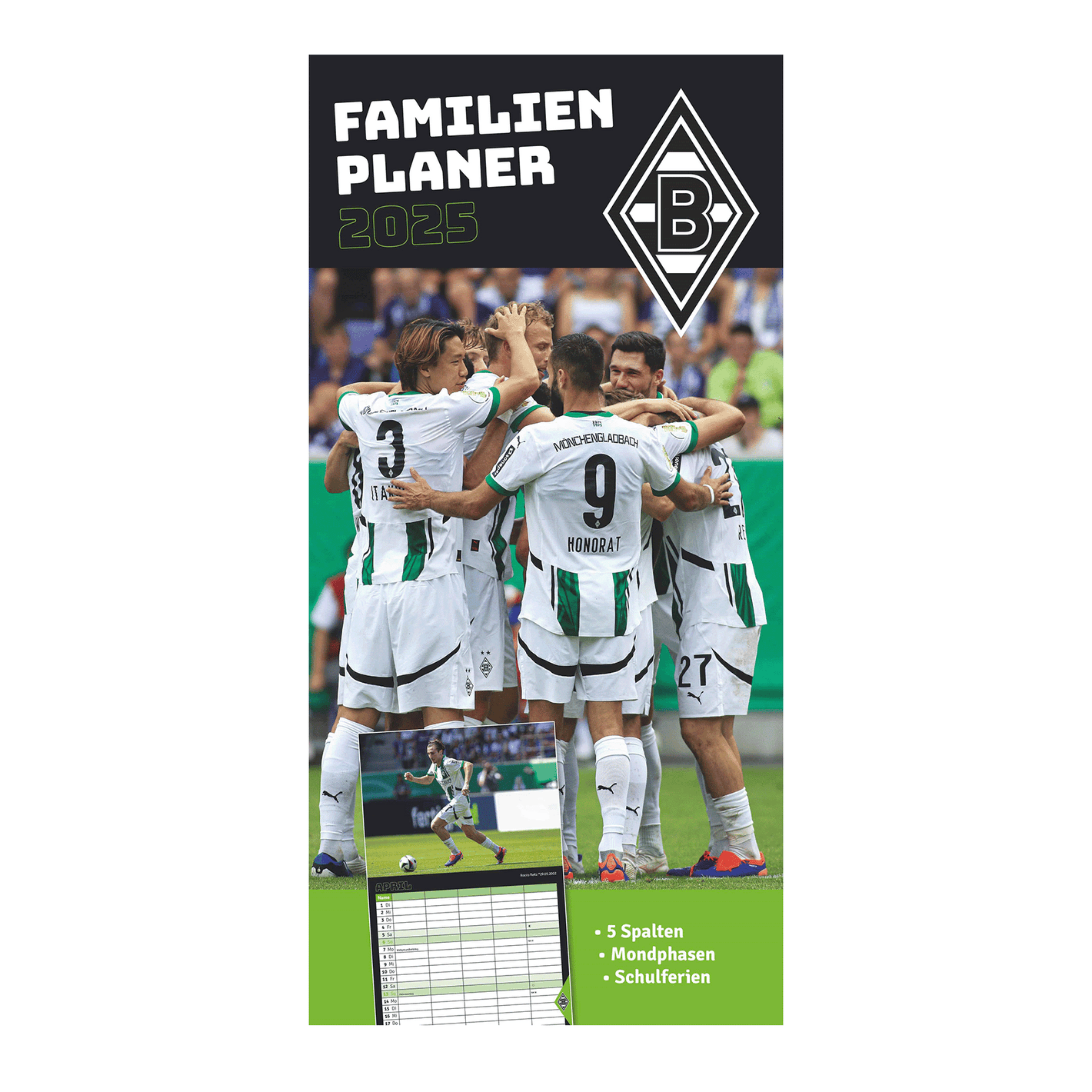 Borussia Mönchengladbach  Familienplaner 2025 - Familienplaner 2025