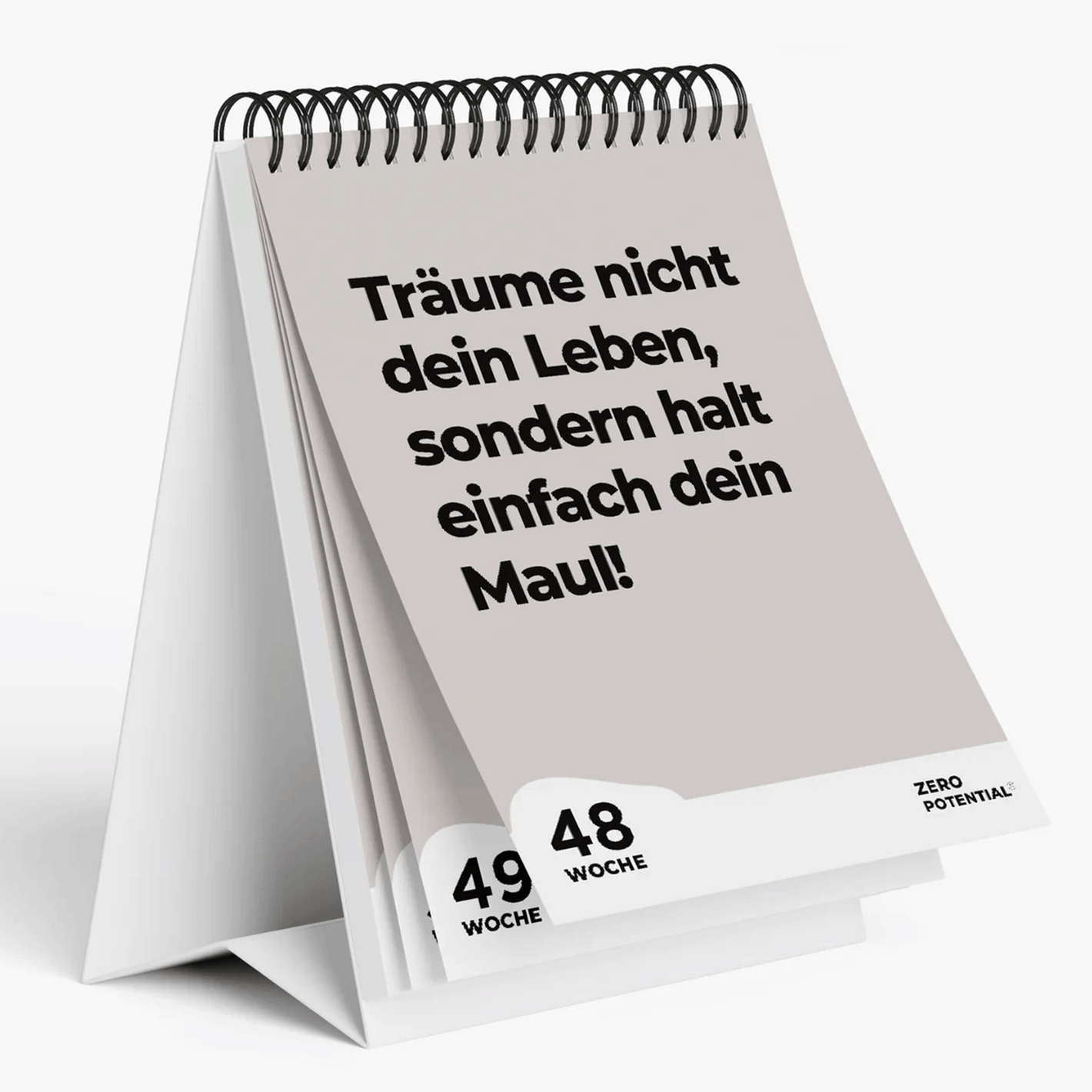 Extrem Demotivierender Tischkalender | UNDATIERT