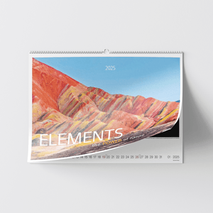 Elements - the power of nature Kalender 2025 - Wandkalender 2025