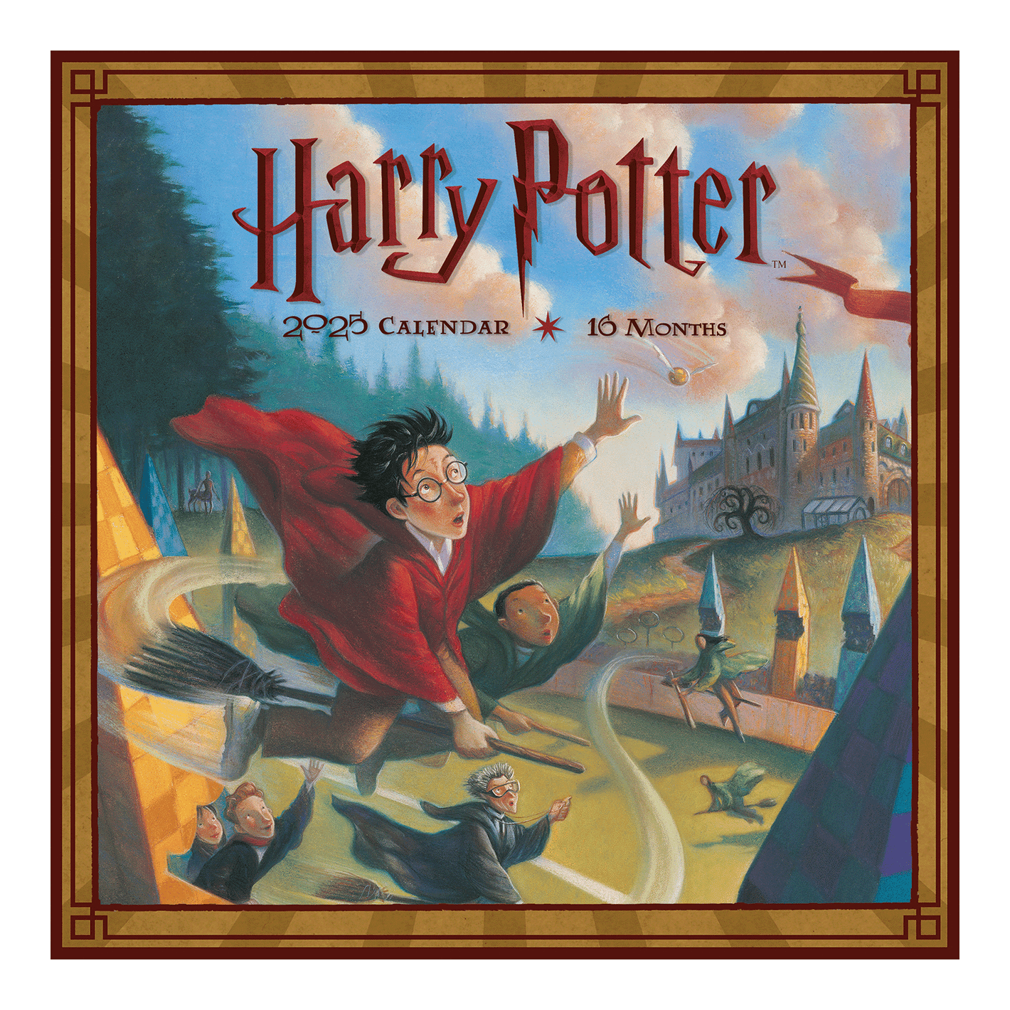 HARRY POTTER (LITERARY)  Kalender 2025 - 30 x 60 cm - Broschürenkalender 2025