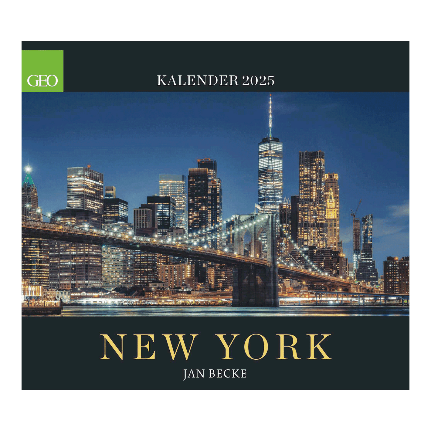 GEO New York 2025 - Wandkalender 2025