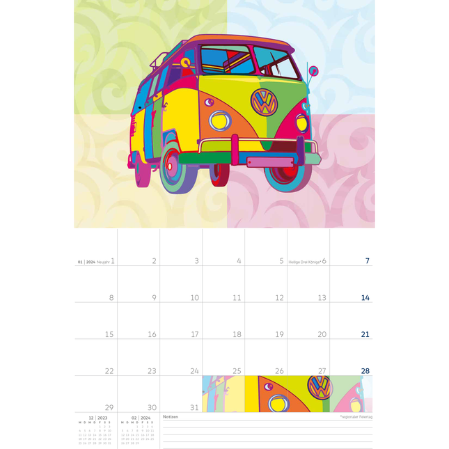 VW Broschürenkalender 2024