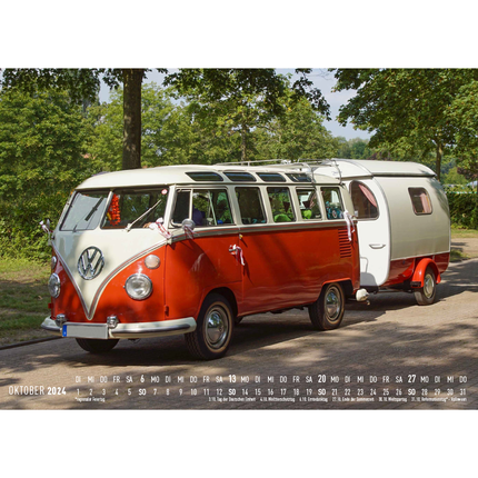 VW Bulli Kalender 2024 70 x 50 cm